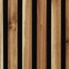 Woody Walls Solid Wood Slat Wall Paneling, Each Wood Slat Wall Panel is Made of Real Wood, Acoustic Wood Panels Have 0.75 NRC, Set of 2 Seamless Joint Wood Panels for Walls, Wood Slat Wall (Acacia)