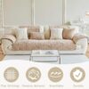 Jecpuo Washable Pet Couch Cover Protector for Sectional Sofa Armrest Headrest Covers Pad Anti-Slip Pet Friendly Boho Loveseat Slipcovers
