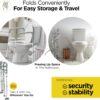 Medical king Toilet Safety Rail - Adjustable Detachable Toilet Safety Frame with Handles Heavy-Duty Toilet Safety Rails Stand Alone - Toilet Safety Rails for Elderly, Handicapped - Fits Most Toilets
