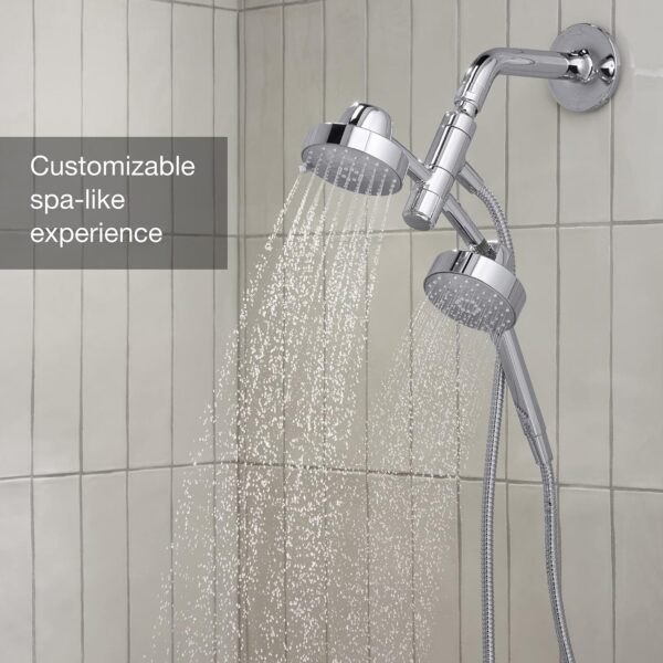 KOHLER 23218-CP Awaken 17 in 1 Multifunction Shower Combo Kit, 2-in-One, Polished Chrome