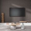 Acoustic Wood Wall Panels, 94.49” x 12.6” Soundproof Wall Panels, Wood Slat Wall Panels for Wall Decor (Smoking Walnut)