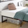ZINUS Abel Metal Platform Bed Frame, Mattress Foundation with Steel Slat Support, No Box Spring Needed, Easy Assembly, Queen