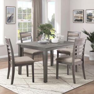 Lexicon Carick 5-Piece Dining Set, Gray