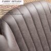 ovios Mid-Century Modern Home Office Chair, Suede Faux Leather Swivel Rolling Task Chairs with Padded Armrests, Comfy Mid-Back Computer Ergonomic Executive Armchair, Dark Grey