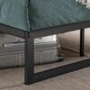 ZINUS Abel Metal Platform Bed Frame, Mattress Foundation with Steel Slat Support, No Box Spring Needed, Easy Assembly, Queen