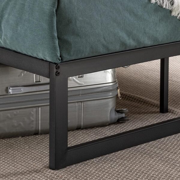 ZINUS Abel Metal Platform Bed Frame, Mattress Foundation with Steel Slat Support, No Box Spring Needed, Easy Assembly, Queen