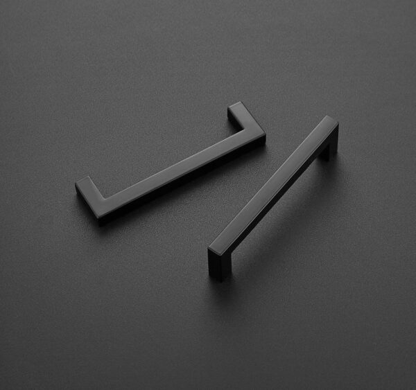 Ravinte 60 Pack 5 Inch Kitchen Square Cabinet Handles Matte Black Drawer Pulls for Cupboard Hardware