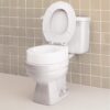 Carex Toilet Seat Riser, Elongated Raised Toilet Seat Adds 3.5 inches to Toilet Height, for Assistance Bending or Sitting, 300 Pound Weight Capacity Toilet Riser