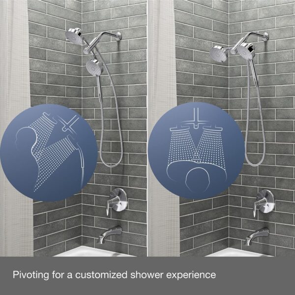 KOHLER 23218-CP Awaken 17 in 1 Multifunction Shower Combo Kit, 2-in-One, Polished Chrome
