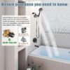 Aolemi Shower Faucet Set with Tub Spout Rain Shower Head System Shower Trim Kit Pressure Rough-in Valve Included 8 Setting Dual Shower Head and Handheld Spray Oil Rubbed Bronze