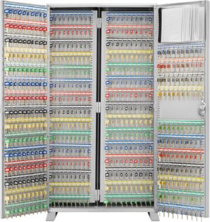 Barska Adjustable Key Cabinet Lock Box with Colorful Key Tag Labels - 1170 POSITION - KEY LOCK