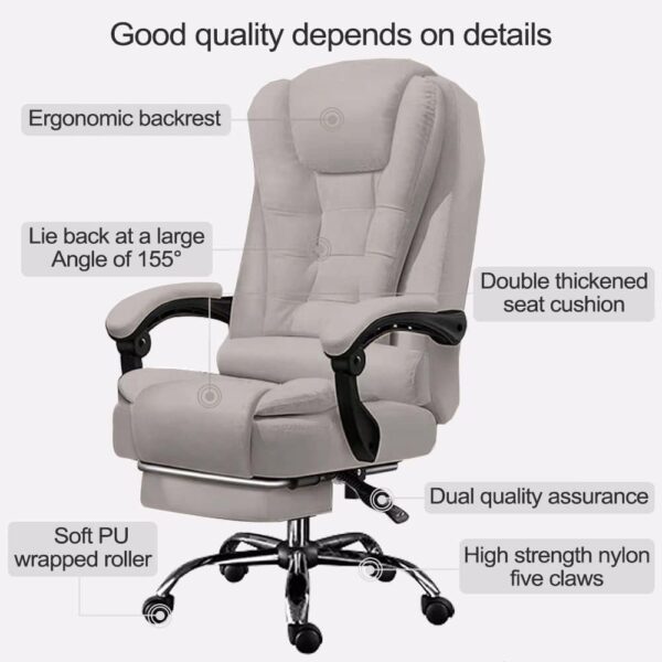 Home Computer Chairs Office Gaming Chairs Big and Tall Desk Chair Back Support Ergonomic High Back Chair Managerial Executive Desk Chair