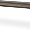 Tribesigns 70.8” Executive Desk, Large Office Computer Desk with Thicken Frame, Modern Simple Workstation Business Furniture for Home Office, Vintage Grey/Black