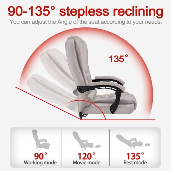 Home Computer Chairs Office Gaming Chairs Big and Tall Desk Chair Back Support Ergonomic High Back Chair Managerial Executive Desk Chair