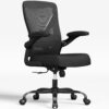 Ergonomic Office Chair - X-Shaped Computer Desk Chairs Comfy, Mesh High-Back Gaming Chair with Adjustable Lumbar Support, Executive Task Chair for Adults, Comfortable for Long Hours
