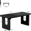 Tribesigns Modern Executive Desk, 70.9" Large Office Computer Desk, Conference Table Meeting Room Table, Simple Workstation Business Furniture for Home Office
