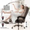 Office Chair with Foot Rest Gaming Chair Ergonomic Executive Desk Chair High Back Computer Chair