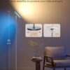 Bright Floor Lamp,42W 3700LM LED Torchiere Floor Lamps for Living Room, 71in. Modern Tall Standing Light with Remote,Color & Brightness Dimmable Sky Light,1/2/3H Timer for Bedroom,Office(Gray)