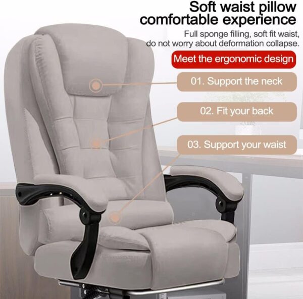 Home Computer Chairs Office Gaming Chairs Big and Tall Desk Chair Back Support Ergonomic High Back Chair Managerial Executive Desk Chair