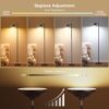 36W Bright Floor Lamps for Living Room, 2 in 1 LED Torchiere Floor Lamps, Standing Lamp for Bedroom, Tall Floor Lamp for Office, Black Modern Reading Lamp