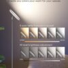 Bright Floor Lamp,42W 3700LM LED Torchiere Floor Lamps for Living Room, 71in. Modern Tall Standing Light with Remote,Color & Brightness Dimmable Sky Light,1/2/3H Timer for Bedroom,Office(Gray)