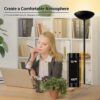 BoostArea Dimmable Floor Lamp,30W 3000LM Super Bright LED Torchiere Standing Lamp with Remote & Touch Control,71 in Tall Pole Sky Modern Floor Lamps for Living Room Bedroom Office,2700k-6500k,Black