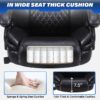 Big and Tall Office Chair 650lbs Heavy Duty Executive Chair with Adjustable Lumbar Support, Wide Seat, Ergonomic High-Back Leather Desk Chair for Heavy People
