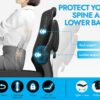 Ergonomic Office Chair - X-Shaped Computer Desk Chairs Comfy, Mesh High-Back Gaming Chair with Adjustable Lumbar Support, Executive Task Chair for Adults, Comfortable for Long Hours