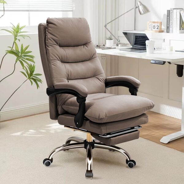 Office Chair with Foot Rest Gaming Chair Ergonomic Executive Desk Chair High Back Computer Chair