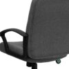 Flash Furniture Garver Mid-Back Gray Fabric Executive Swivel Office Chair with Nylon Arms