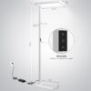 4000K LED Floor Lamp for Office, 76.6'' Full Spectrum Dimmable 100W 10400LM Natural Daylight Eye-Caring Free Standing Lamp for Reading Room Office Study Room Nursery Piano (100W)