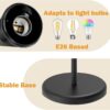 FOLKSMATE LED Floor Lamp, Medusa 3 Head Modern Adjustable Gooseneck Tall Standing Light for Living/Kids Room, Bedroom, Office, Dorm