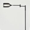 Brightech Leaf Pharmacy LED Reading Lamp, Dimmable Floor Lamp with Easy Rotation Over Chair or Desk for Living Rooms & Offices, Adjustable Standing Lamp, Tall Lamp for Sewing & Craftwork - Jet Black