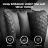 COMHOMA Big and Tall Office Chair 400LBS Wide Ergonomic Gaming Chair with Deluxe Embossing Designed Leather with Foot Rest,150°Reclining Adjustable Armrests Pocket Spring Back Support and Pillow
