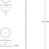 Brightech SkyLite LED Floor lamp, Torchiere Super Bright Floor Lamp for Living Rooms & Offices - 3 Way Dimmable Tall Lamp, High Lumen Standing Pole Lamp for Bedroom Reading - White