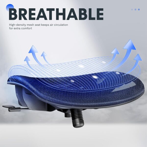 812siGzvt7L._AC_SL1500_.jpg FLEXISPOT Ergonomic Office Chair High Back Mesh Swivel Computer Chair Home Office Desk Chairs with Wheels Lumbar Support Deep Black