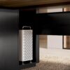 Tribesigns 85.8-Inch L-Shaped Executive Office Desk with File Drawers & Storage Cabinet, Professional Corner Computer Desk Extra Large Business Workstation with Adjustable Shelves (Brown&Black)