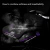 Ergonomic Office Chair, Big and Tall Mesh Home Desk Chair with Adaptive Lumbar Support, Gaming Chair with Headrest, 5D Armrest,90-130°Tilt, BIFMA Certified, Model Zen (Purple)