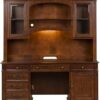 Liberty Furniture Industries Brayton Manor 5 Piece Jr Executive Set, W66 x D24 x H25, Dark Brown