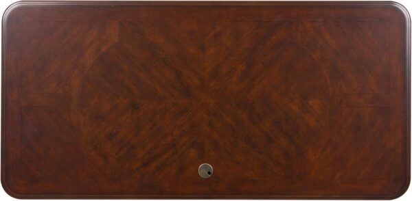 Liberty Furniture Industries Brayton Manor 5 Piece Jr Executive Set, W66 x D24 x H25, Dark Brown