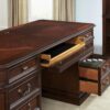 Liberty Furniture Industries Brayton Manor 5 Piece Jr Executive Set, W66 x D24 x H25, Dark Brown