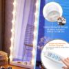 71Dt5iHKl2L._AC_SL1500_.jpg 22.6ft Led Vanity Mirror Lights with 14 Dimmable Light Bulbs Makeup Vanity Lights for Big Long Mirror,Mirror Not Included