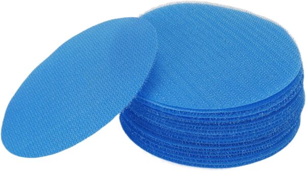 Sscon 20Pcs 4Inch Carpet Stickers Standing Dot Spots Game Floor Markers Light Blue