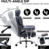 71fGgLzlOTL._AC_SL1500_.jpg Efomao Big and Tall Office Chair with Footrest, 400LBS PU Leather High Back Executive Office Chair with Lumbar Support, Wide Computer Chair for Home Office, Dark Grey
