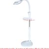 16X Magnifying Floor Lamp with Esthetician Light, Stepless Dimmable Magnifying Floor Lamp with 5 Wheel Rolling Base, LED Lighted Standing Mag Lamp for Tattoo,Crafts, Sewing, Lash & Facials Nail