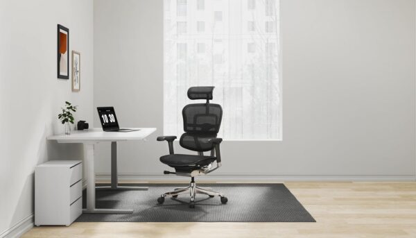 71ide7pTiXL._AC_SL1500_.jpg Ergohuman Eurotech ME7ERG GEN2 High Back Mesh Office Chair with Tilt Tension Control, Tilt Lock, Back Angle, Back Height, Synchro Tilt, Seat Height, Seat Depth, and Arm Height Adjustments, Black