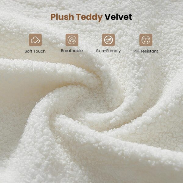 818E3dll4xL._AC_SL1500_.jpg Big and Tall Office Chair, Flip Armrests for Pets & Cross Legged Sitting, Executive Ergonomic Computer Gaming Chair with Foot Rest, Teddy Fleece Wide Seat Reclining Desk Chair