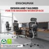 81AypQ47ZcL._AC_SL1500_.jpg Ergohuman Eurotech ME7ERG GEN2 High Back Mesh Office Chair with Tilt Tension Control, Tilt Lock, Back Angle, Back Height, Synchro Tilt, Seat Height, Seat Depth, and Arm Height Adjustments, Black