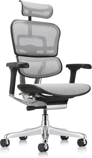81Qxhm-6xML._AC_SL1500_.jpg Ergohuman Eurotech ME7ERG GEN2 High Back Mesh Office Chair with Tilt Tension Control, Tilt Lock, Back Angle, Back Height, Synchro Tilt, Seat Height, Seat Depth, and Arm Height Adjustments, Grey
