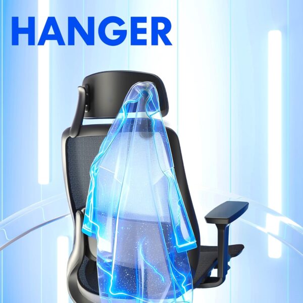 FLEXISPOT MasterEase Massage Office Chair, High Back Ergonomic Desk Chair with Adjustable Headrest, 3D Armrests, 2D Lumbar Heated Massage, 4-Position Recline, Foam Seat, Black